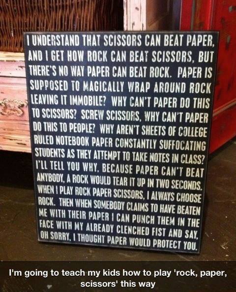 How to play rock paper scissors - I'm going to teach my kids how to play rock paper scissors this way