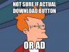 Not Sure If Actual Download Button Or Ad