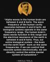 Nikola Tesla Alpha Waves